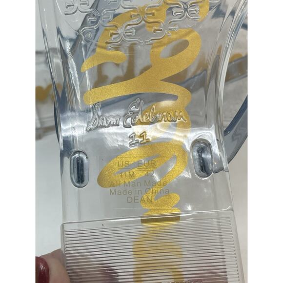 Sam Edelman Dean Clear Blue Jelly Flip Flop Women's Size 11M - Picture 9 of 9